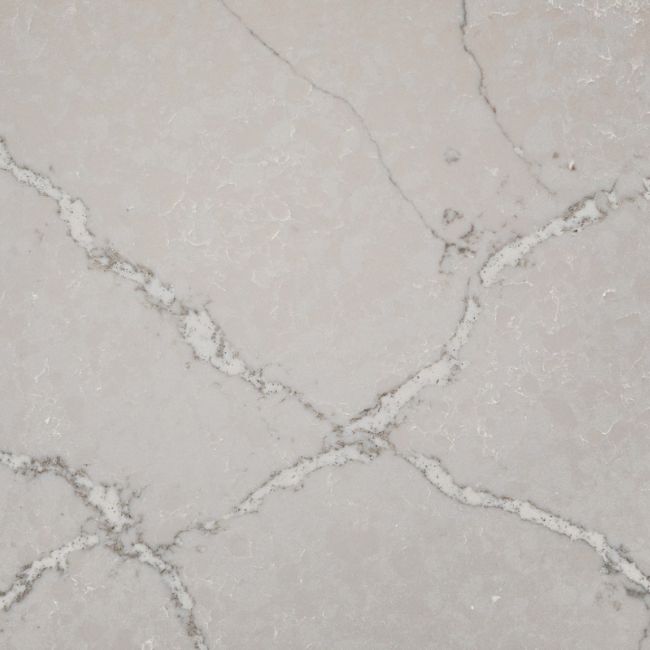 Receveur de douche sur mesure en quartz Silestone - Wakka - Victorian Silver 